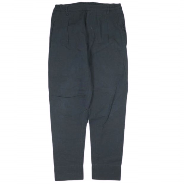 LEMAIRE ルメール 1タックテーパードイージーパンツ 46 NAVY ボトムス【中古】【LEMAIRE】