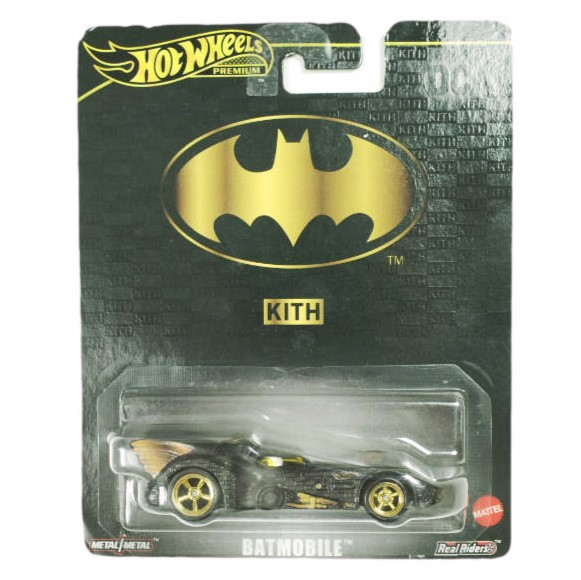 KITH NYC キスニューヨークシティ 24AW BATMAN HOT WHEELS 1989 BATMOBILE  バットマン 85周年不死化 ホットウィール 野球バットモービル 24001060003540 BLACK/GOLD ミニカー 手あそび【新古品】【中古】【KITH NYC】