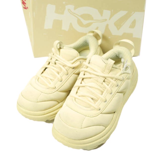 MARNI x HOKA ONE ONE マルニ ホカオネオネ 25SS 別注 U BONDI B3LS MARNI ボンダイ プラットホームスニーカー 1170631 / ALMS000100 US5(23糎) 麦わら(黄色ベージュ) スニーカー シューズ【中古】【MARNI × HOKA ONE ONE】