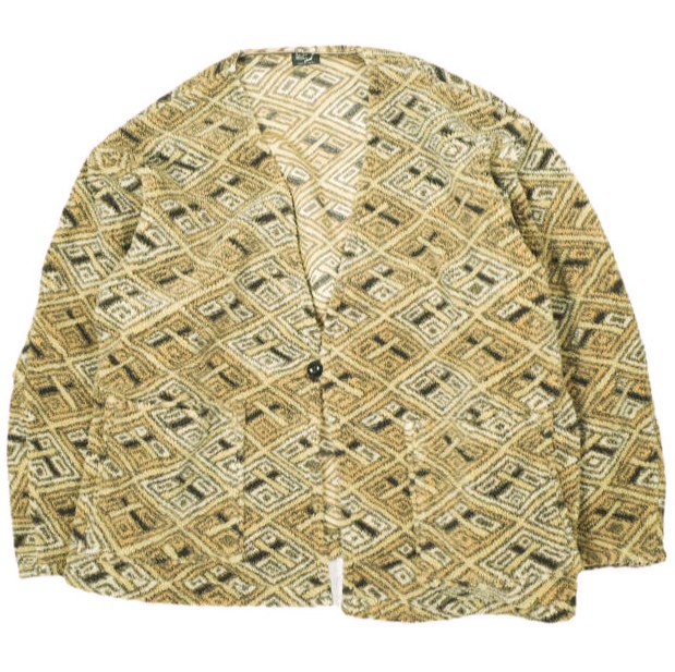 orslow x IMA:ZINE オアスロウ イマジン 24AW 別注 日本製 仲津3 KUBA FLEECE CARDIGAN クバフリースカーディガン ONE SIZE AFRICAN トップス【中古】【orslow × IMA:ZINE】