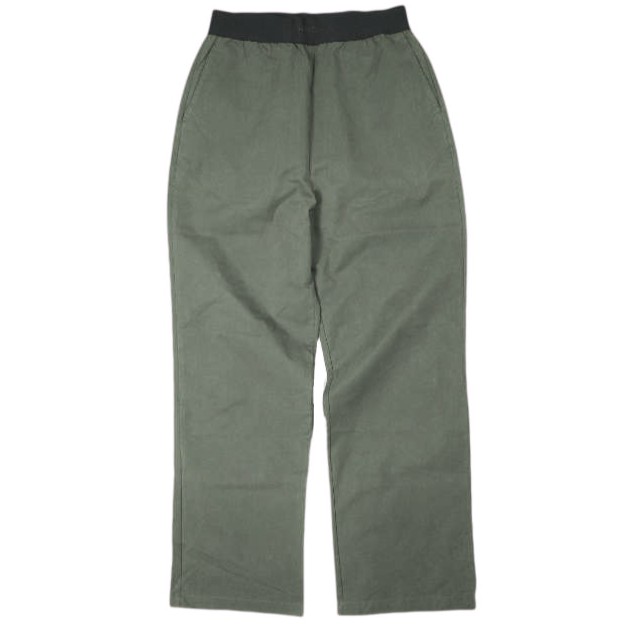 ESSENTIALS FEAR OF GOD エッセンシャルズ フィアオブゴッド 天然ゴムロゴタイプ サルエルリブパンツ S GRAY FOG たわい無い ボトムス【中古】【ESSENTIALS FEAR OF GOD】