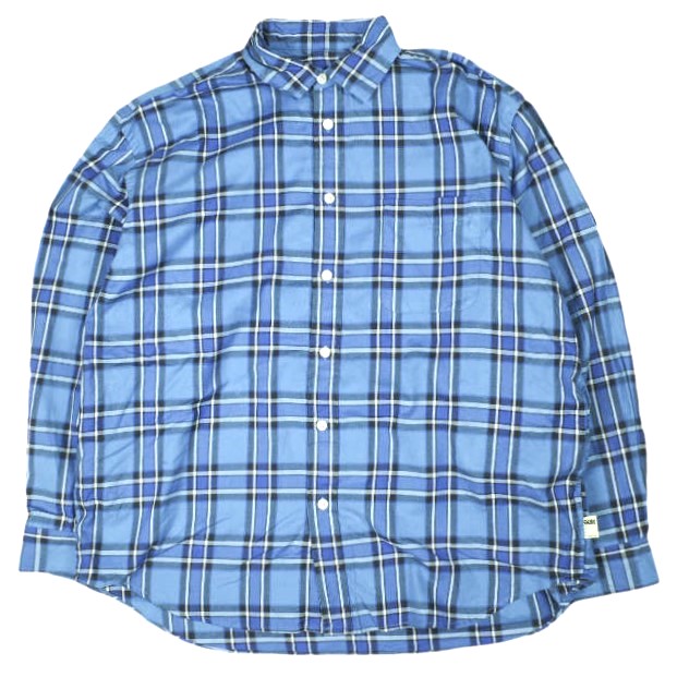 SSZ エスエスズィー 26SS ZUKA SHIRT オーバーサイズチェックシャツ 11-11-1417-139 M NAVY BEAMS IWGP 窪塚洋介 第一人者 トップス【中古】【SSZ】