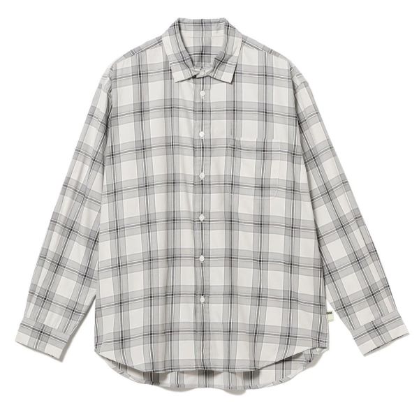 SSZ エスエスズィー 26SS ZUKA SHIRT オーバーサイズチェックシャツ 11-11-1417-139 M GREY BEAMS IWGP 窪塚洋介 第一人者 トップス【中古】【SSZ】