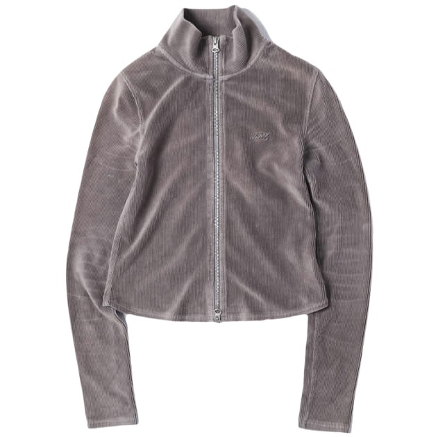 KITH NYC キスニューヨークシティ 25AW Women Ina Track Zip ウィメンズ ベロアコーデュロイ トラックジップジャケット 25070061000830 XS Hematite ブルゾン アウター【中古】【KITH NYC】｜USED SELECT SHOP Loop店