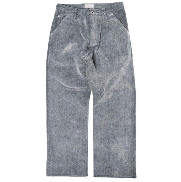 YATORE ヤトレ 25AW Flocked Straight Denim Pants フロッキーストレートデニムパンツ DP2611 1 GRAY ジップフライ ジーンズ ボトムス【中古】【YATORE】|USED SELECT SHOP Loop店