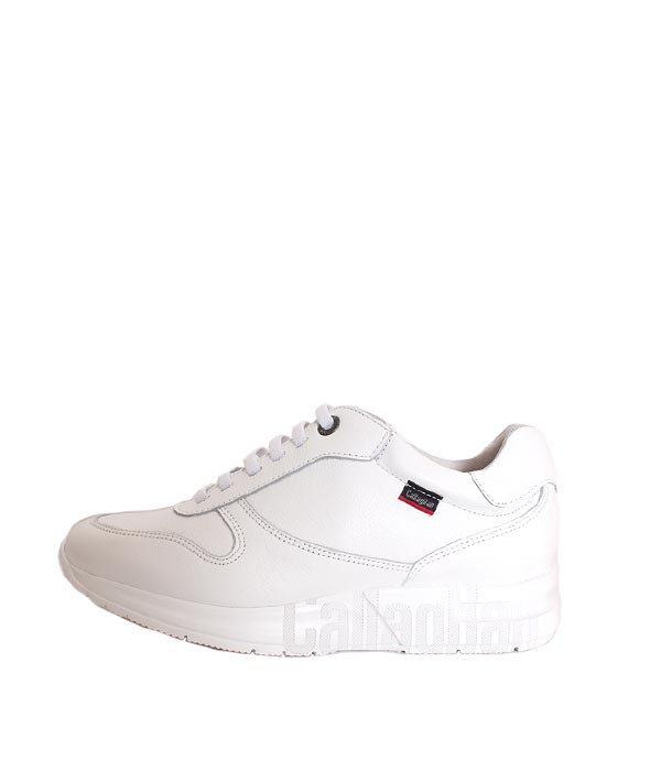別注モデル　メンズ　CallagHanカラハン　91320　ホワイト　レザースニーカー ダッドスニーカー　スムースレザー｜LOOP SHOES SHOP