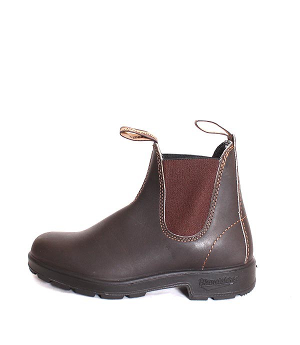 宅送 レディース Blundstone ブランドストーン 500 ブラウン Originals ハイカット サンドゴアブーツ スリッポン スムースレザー Fucoa Cl