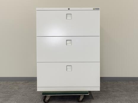 【中古】レクトライン Rectline 2016年製 3段 書庫 事務室調度品 事務室機械 事務室移し替える【リユース】