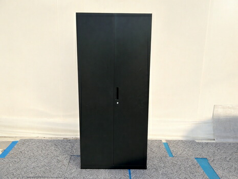 【中古】NAIKI 押し入れ CW-0918K W899×D450×H1750 黒いこと 執務室器具 執務室調度品 執務室移し替える【リユース】