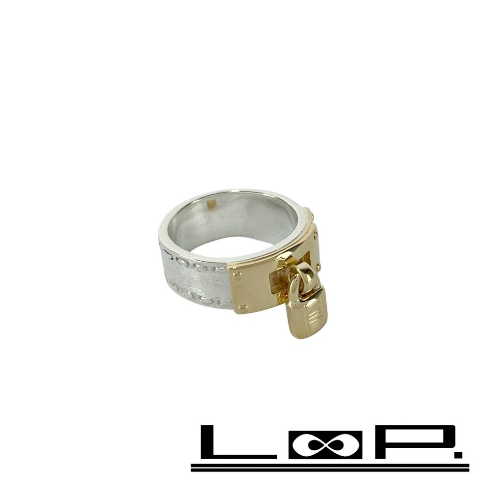 楽天市場】エルメス ケリーリング 51 指輪 カデナ コンビ シルバー