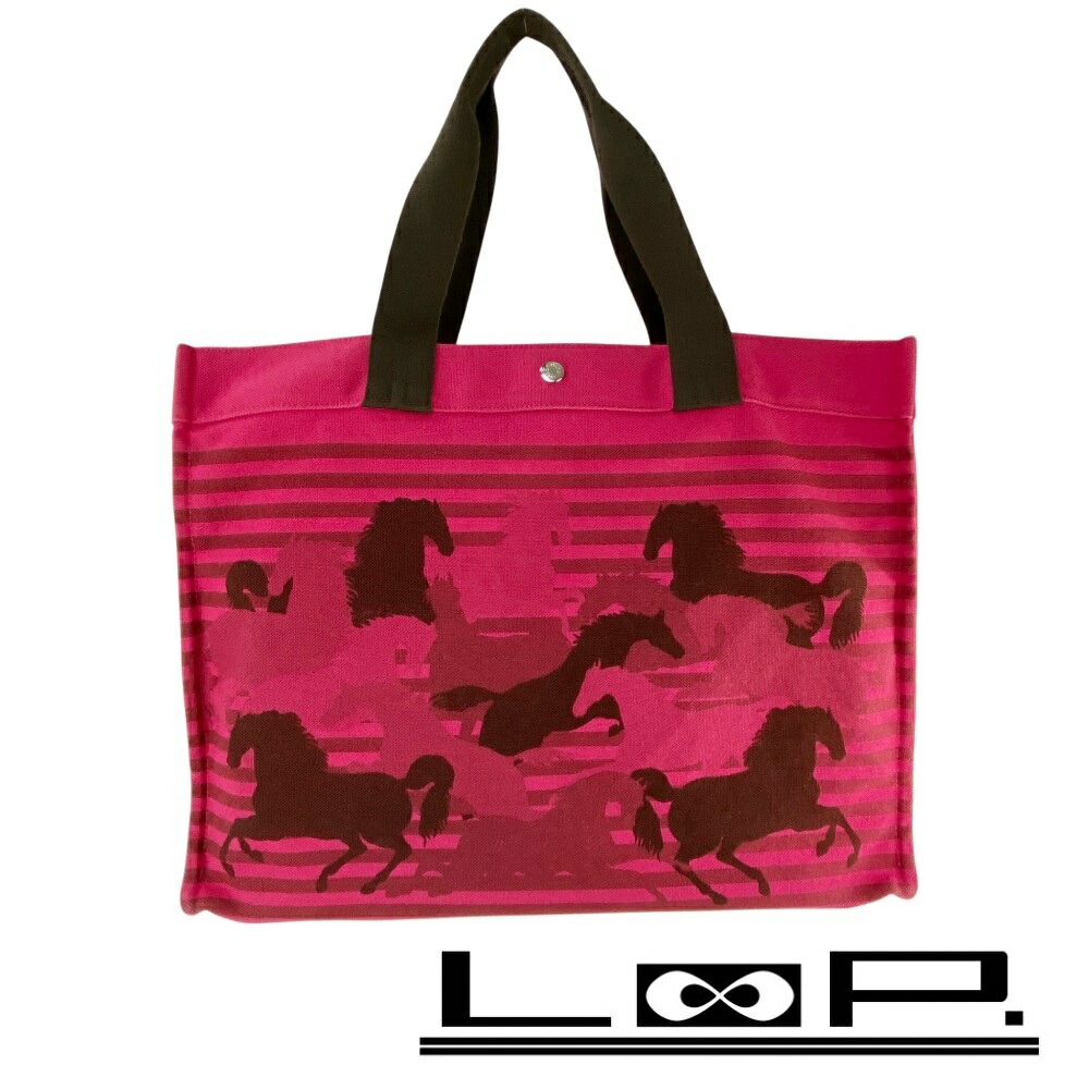 楽天市場】【バッグ】HERMES エルメス シルキーポップ エコバッグ