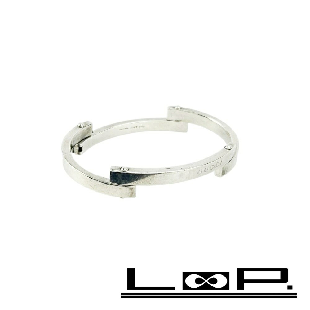 楽天市場】新同 研磨済み グッチ GUCCI 釘モチーフ バングル