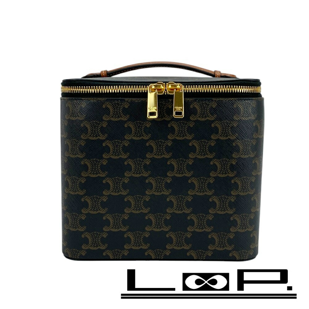 楽天市場】セリーヌ キュイルトリオンフ ミニ バニティ ケース