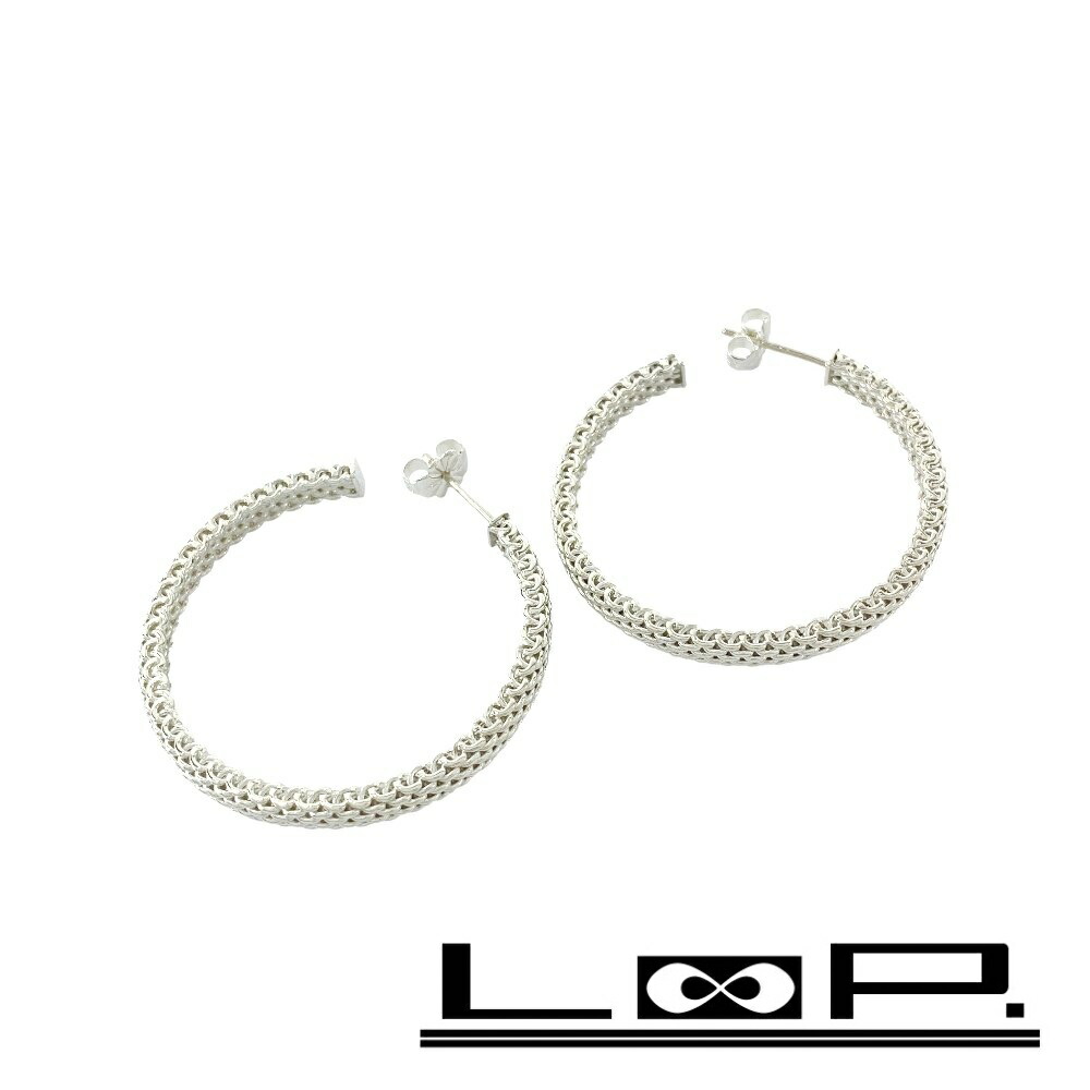 レア 磨き済 ティファニー サマセット メッシュ フープ ピアス シルバー 楽天市場】ティファニー サマセット メッシュフープピアス/K18YG