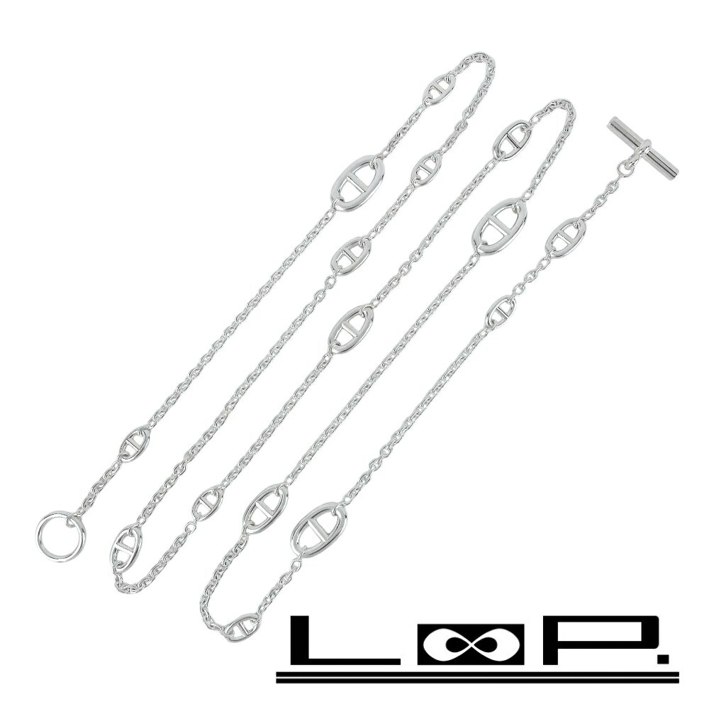 楽天市場】エルメス シェーヌダンクル ゲーム ロング ネックレス