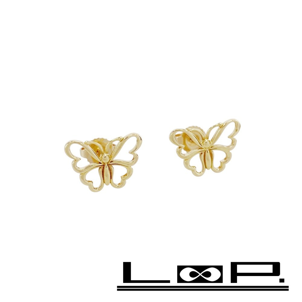 楽天市場】【新品仕上げ済】ティファニー TIFFANY バタフライ ピアス