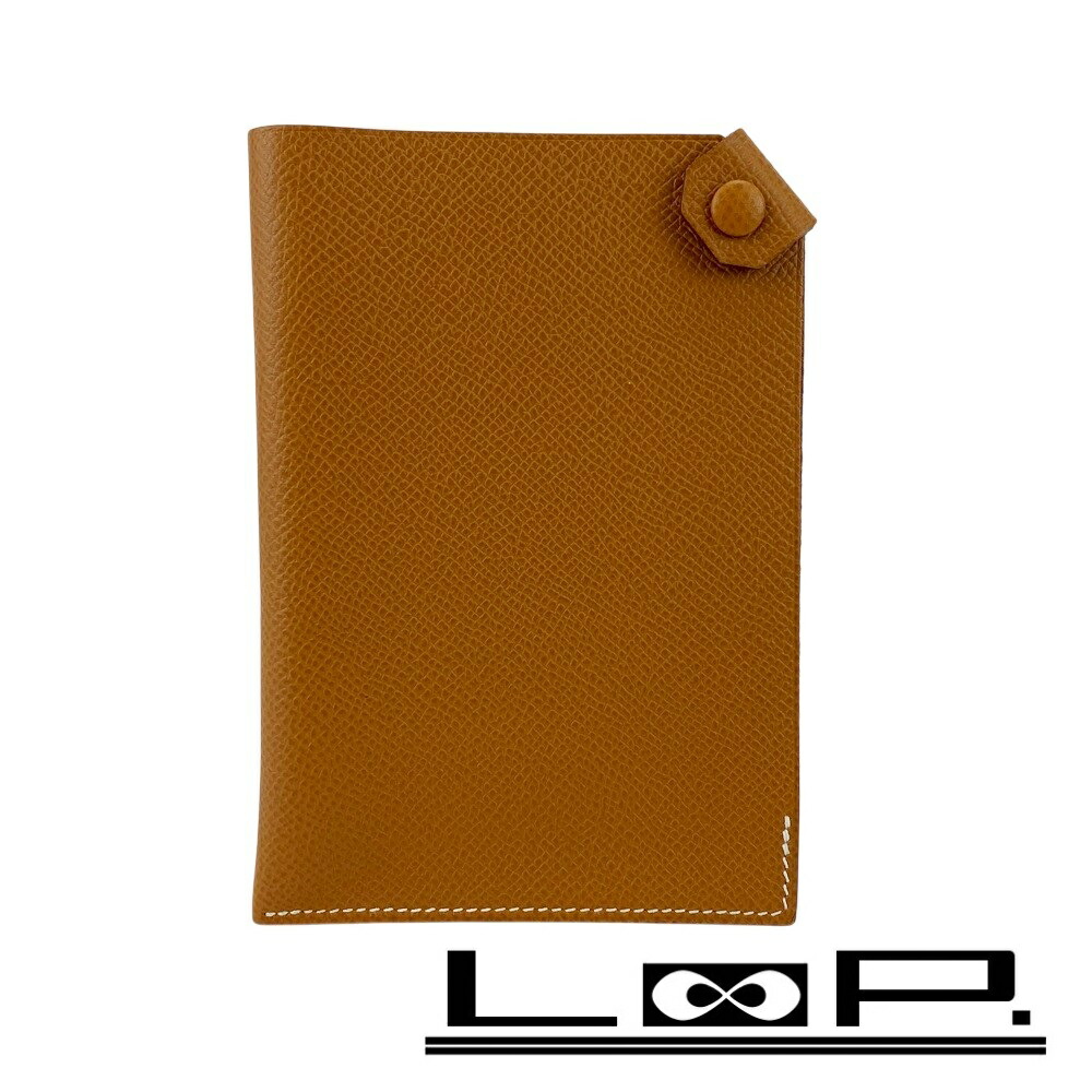 HERMÈS 手帳型ケース ブラウン 楽天市場】エルメス アッシュタグ Hタグ パスポートケース