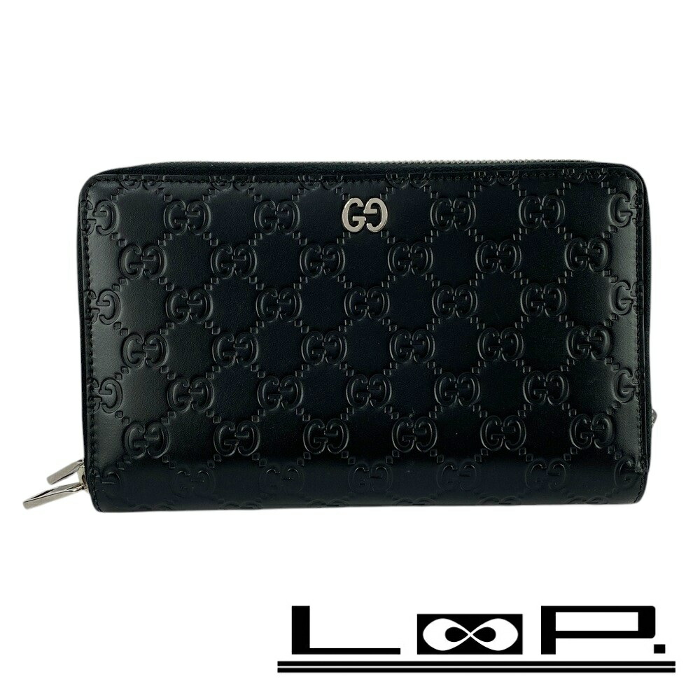 新品同様‼️ グッチ　GUCCI 財布　二つ折り　長財布　インターロッキングGG GUCCI 美品 グッチ インターロッキングG 181593 GGキャンバス
