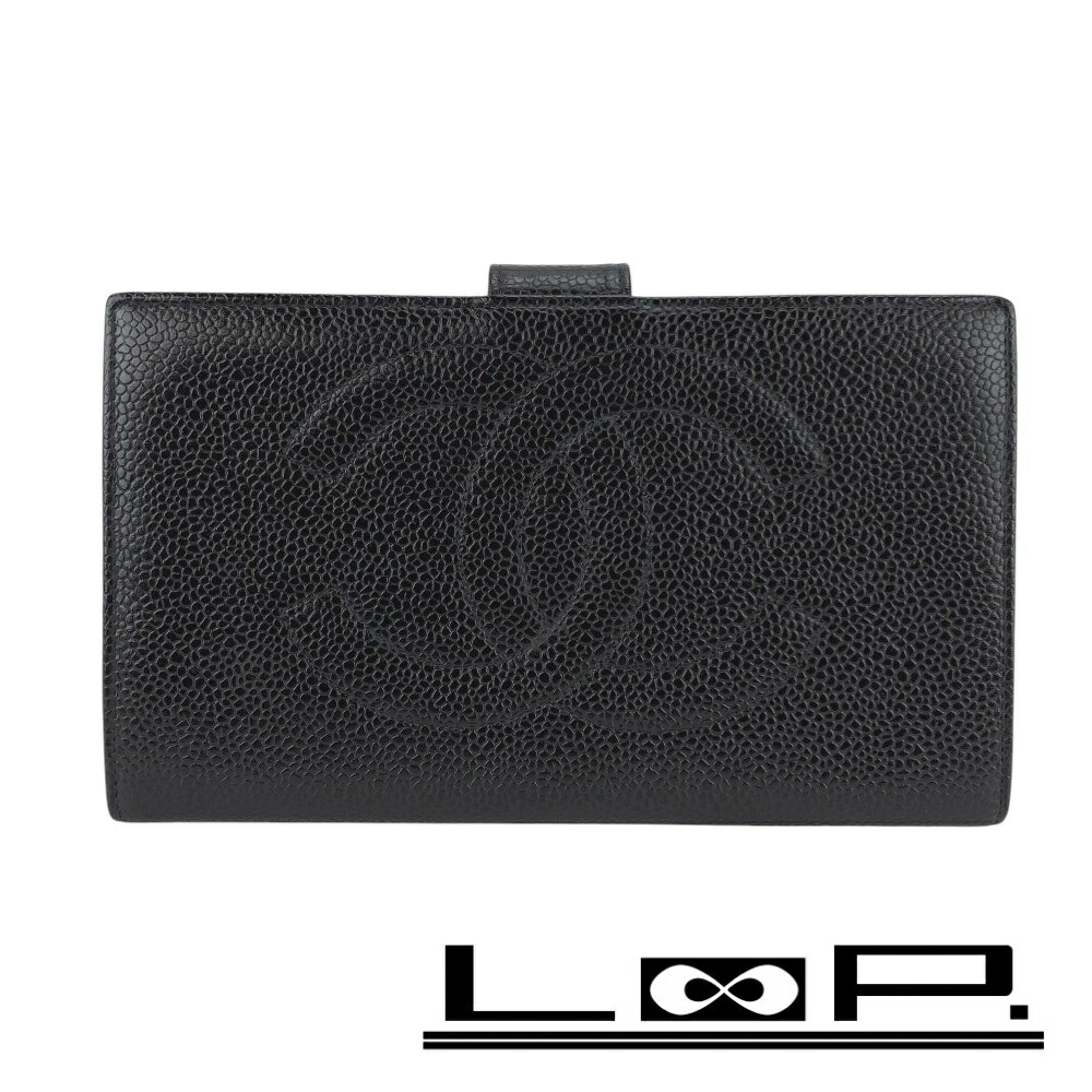 美品 CHANEL シャネル カンボンライン ラムスキン がま口 折り財布 楽天市場】【財布】CHANEL シャネル カンボンライン がま口財布