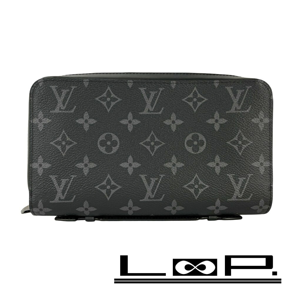 ◆SALE◆ ルイヴィトン ■新同■ ジッピー ウォレット XL ラウンドファスナー 長財布 札入れ モノグラム エクリプス M61698 【25409】10 【中古】｜LoopLand 店