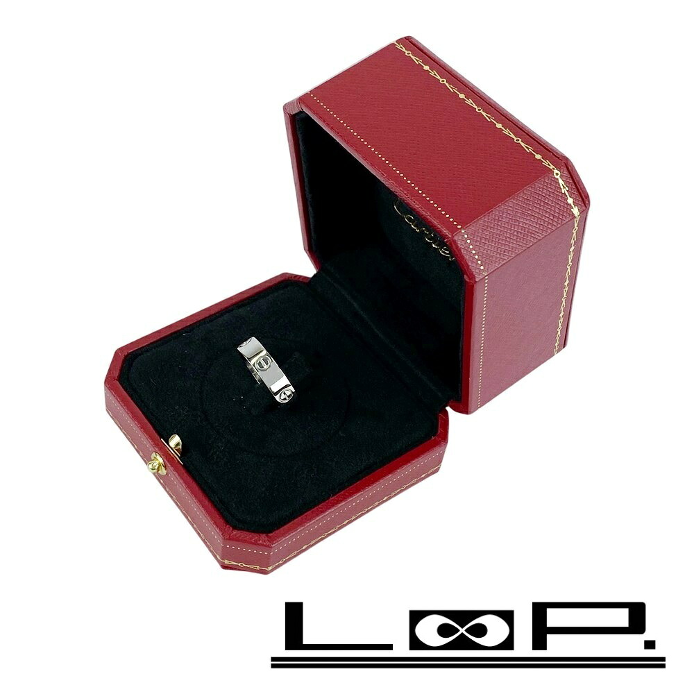 カルティエ ■新同■磨き済■ ラブ リング 指輪 アクセサリー シルバー プラチナ Pt950 #56 約10.2g 箱 【566509】11 【中古】