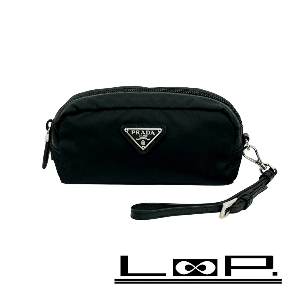 楽天市場】【バッグ】PRADA プラダ ストラップ付き ポーチ リボン