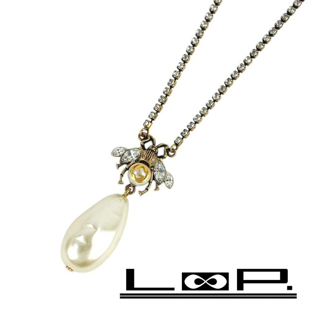 GUCCI 蜂 ビー Bee ネックレス パール GUCCI好きにおすすめ☆ハチネックレス🐝 | JIGGY HOUSE