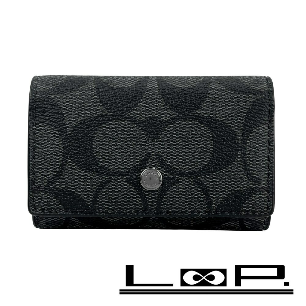 激レア✨ コーチ　ケース キーホルダー ターンロック オールド　グリーン 楽天市場】コーチ メンズ キーケース COACH MENS シグネチャー 本革