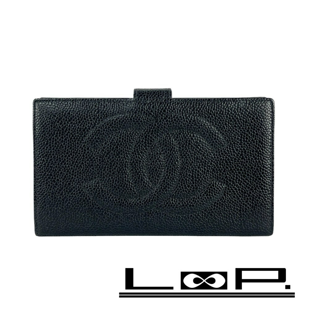 美品 CHANEL シャネル カンボンライン ラムスキン がま口 折り財布 楽天市場】【財布】CHANEL シャネル カンボンライン がま口財布