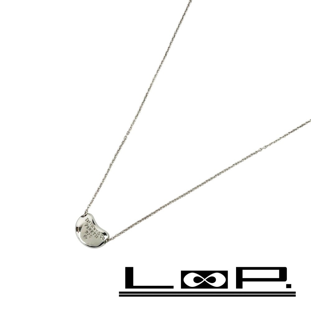 楽天市場】TIFFANY&Co. ティファニー ビーン ネックレス ラージ 25mm