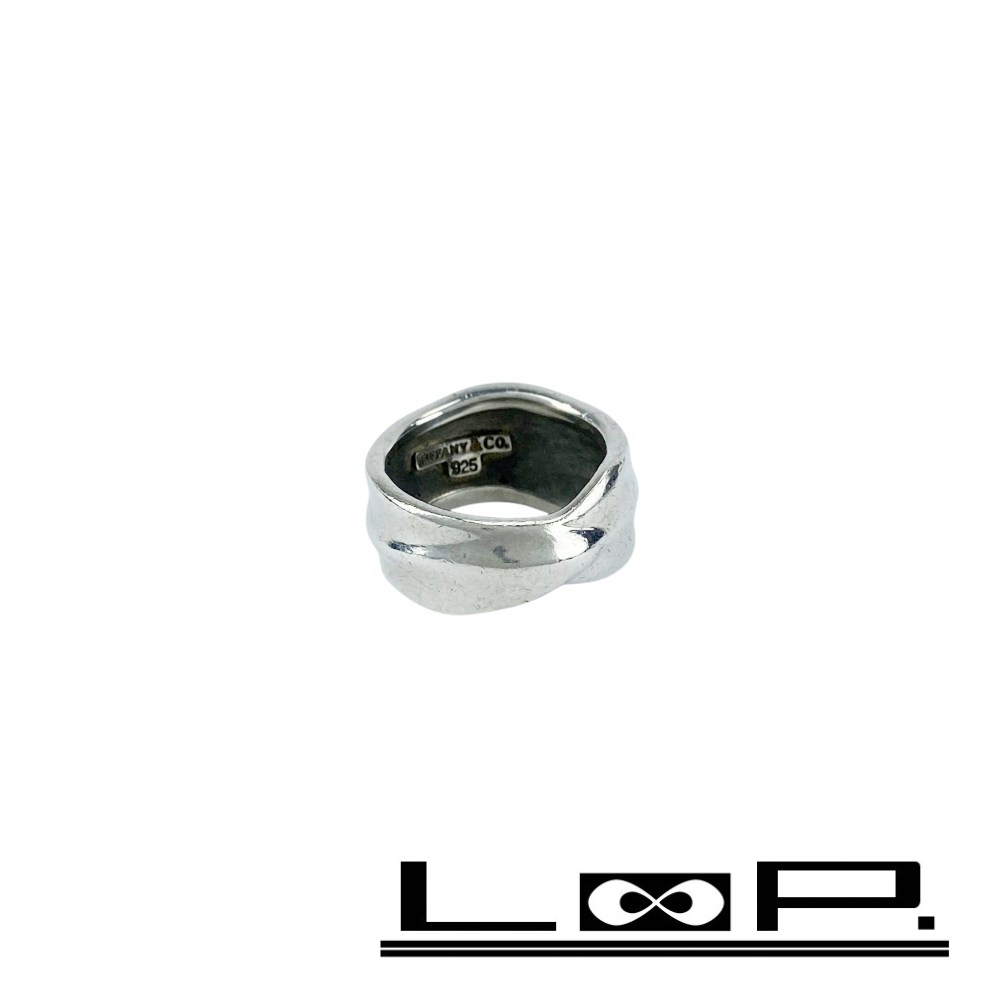 ティファニー ■美品■ リーフ リング 指輪 アクセサリー シルバー SV 925 約12号 【597015】11 【中古】