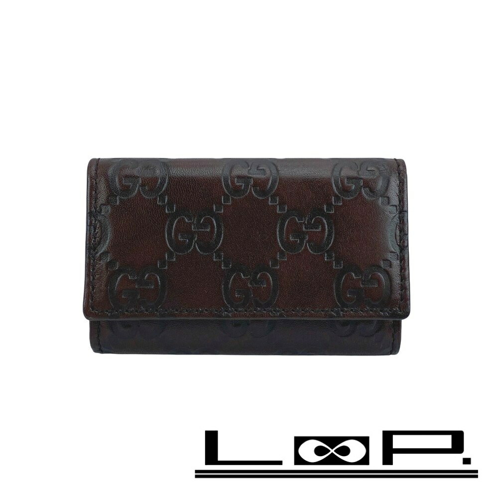 楽天市場】GUCCI グッチ GGプラス レザー 6連キーケース カーキ