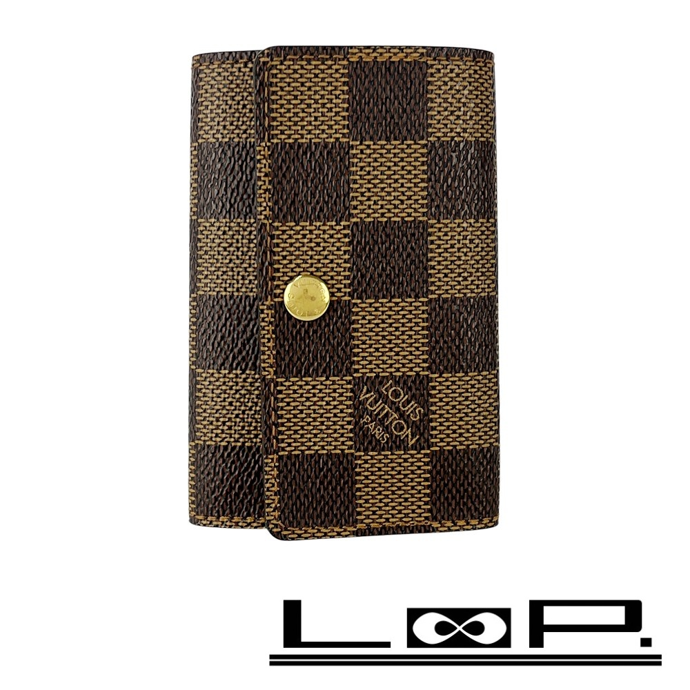 ◆SALE◆ ルイヴィトン ■中古■ミュルティクレ 6 6連 キーケース ダミエ ブラウン N62630 【499616】11 【中古】