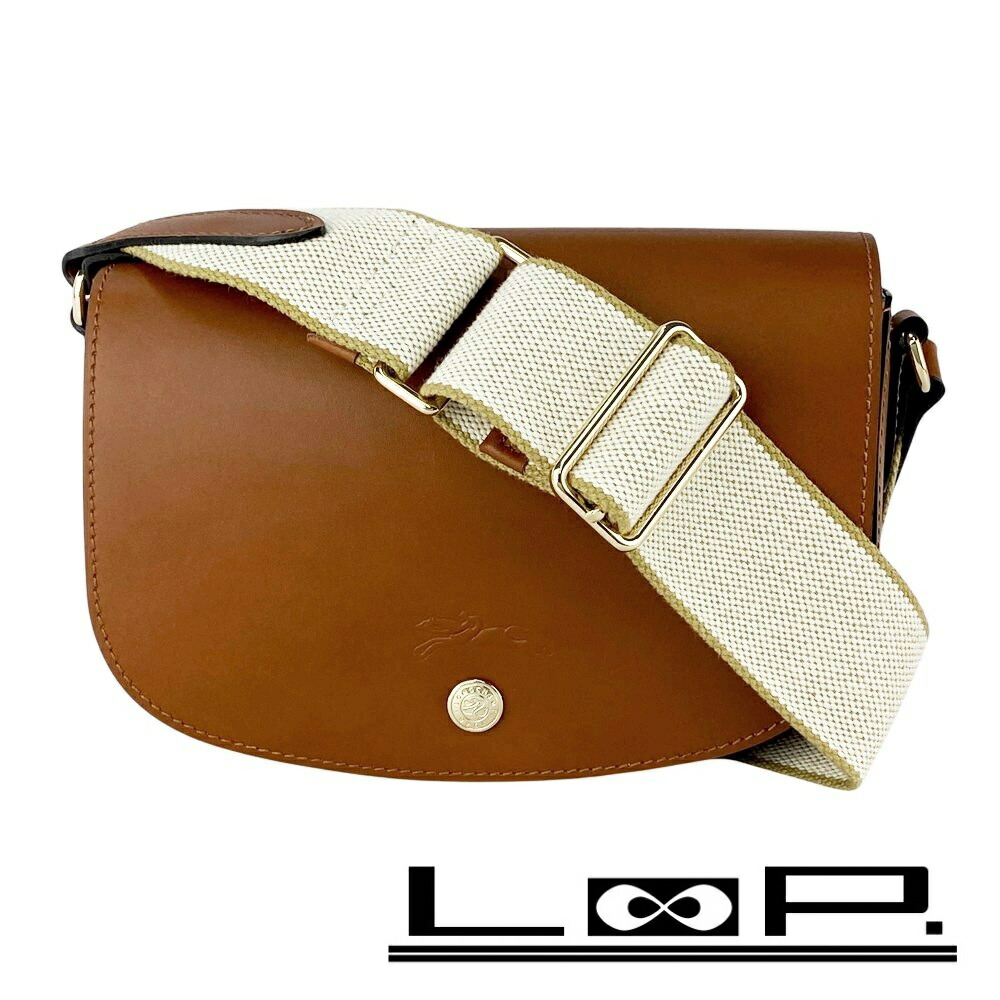 ロンシャン ■未使用■ ショルダーバッグ カバン レザー ブラウン 【618116】13 【中古】|LoopLand 店