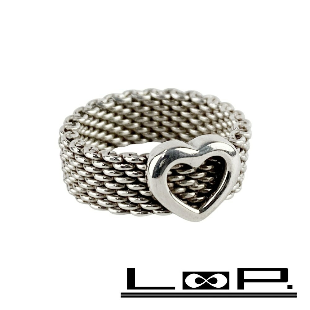 楽天市場】ティファニー サマセット メッシュ リング シルバー 指輪