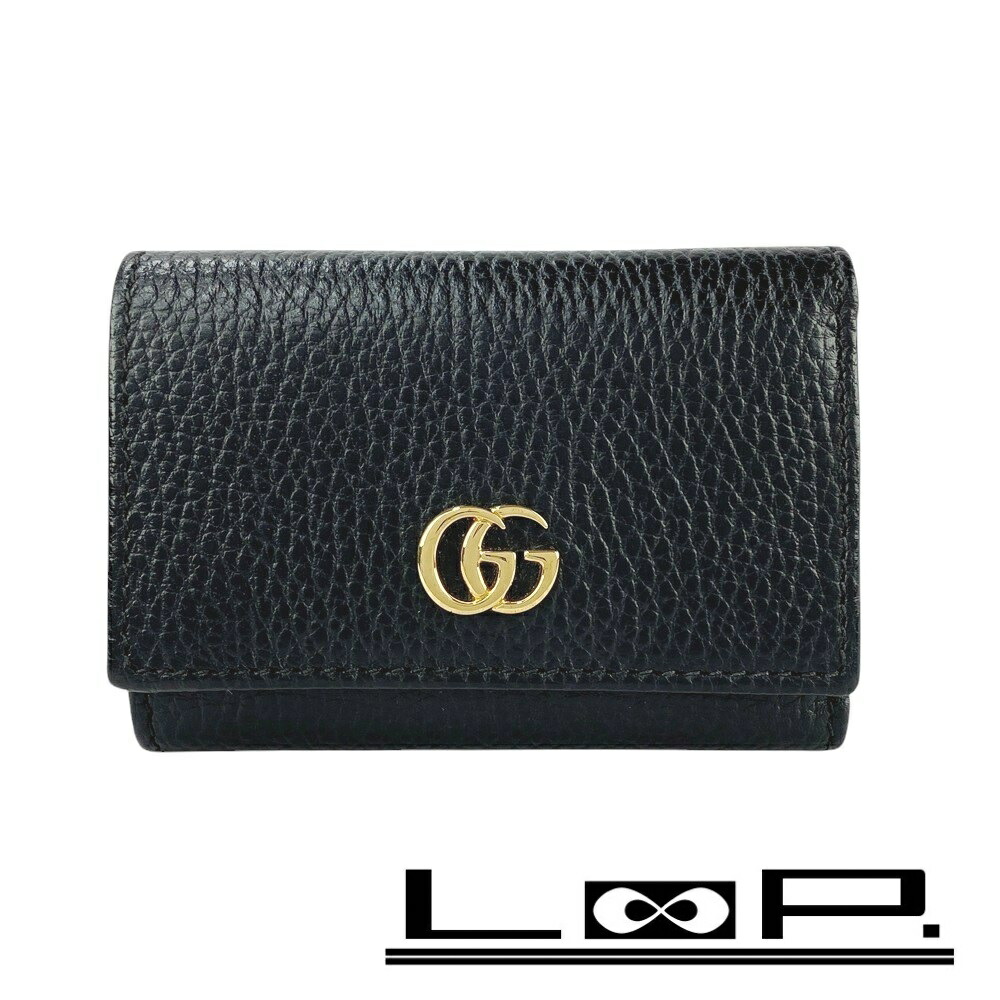 美品✨️グッチ　GUCCI 折り財布　マーモント　スプリーム　レザー　PVC 楽天市場】GUCCI グッチ プチマーモント コンパクトウォレット