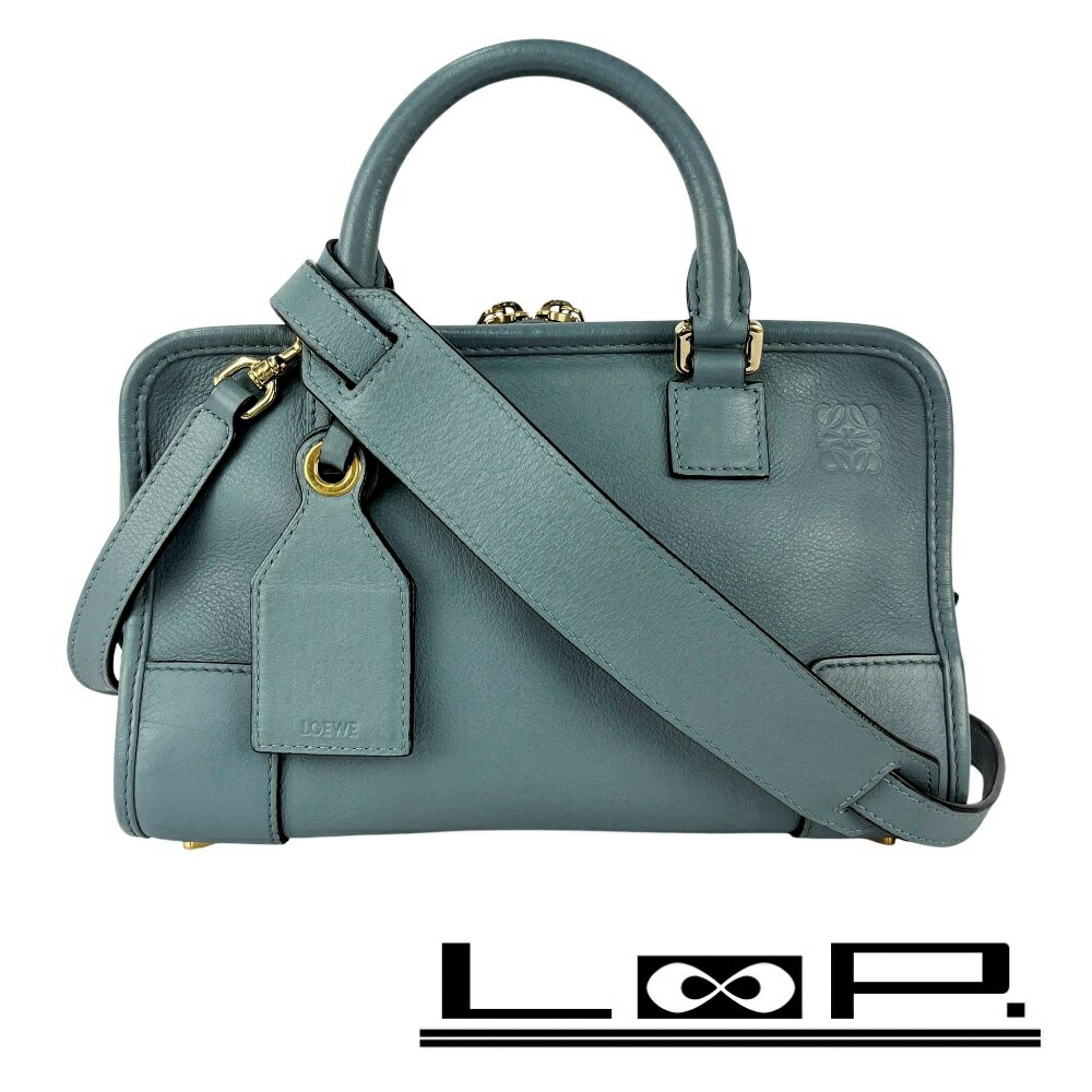 楽天市場】ロエベ アマソナ23 2WAY ハンドバッグ ショルダーバッグ 赤