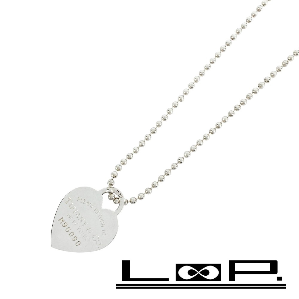 ◆SALE◆ ティファニー ■美品■86cm■ リターントゥ ハート ロング ネックレス アクセサリー シルバー SV925 箱 【466625】11 【中古】
