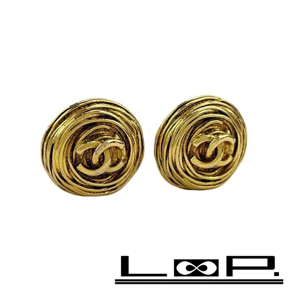 ◆SALE◆ シャネル ■美品■ヴィンテージ■ ココ イヤリング アクセサリー ファッション ゴールド GP 94A 【483325】10 【中古】