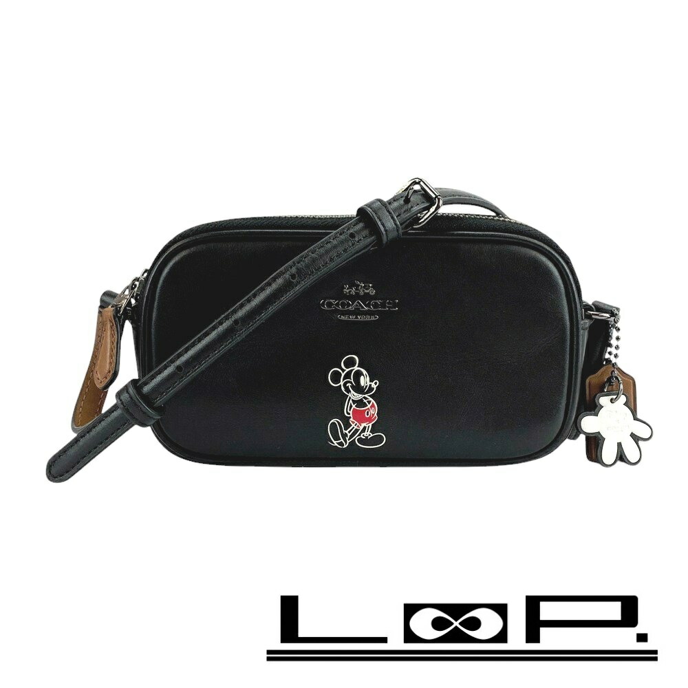 COACH F59355 ミッキーマウス レザーショルダーバッグ スカーフ付き 31721569.jpg