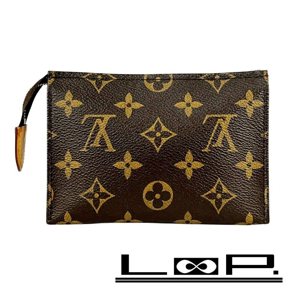 ルイヴィトン ■美品■ ポッシュ トワレ15 合財袋 モノグラム 赤銅色 M47546 【555336】13 【中古】