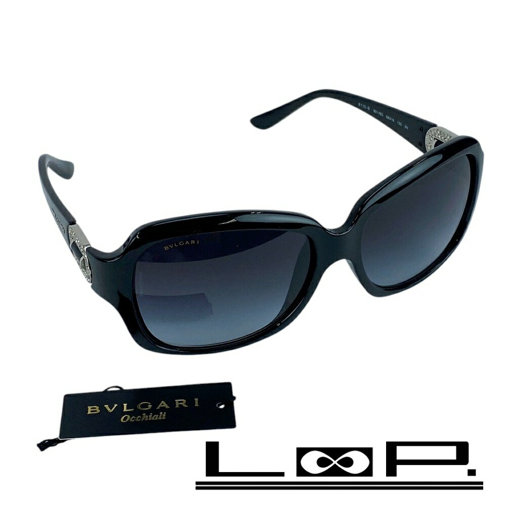 BVLGARI ブルガリ　サングラス　アイウェア　メガネ　サイドロゴ　ブラック BVLGARI ブルガリ サングラス アイウェア メガネ サイドロゴ