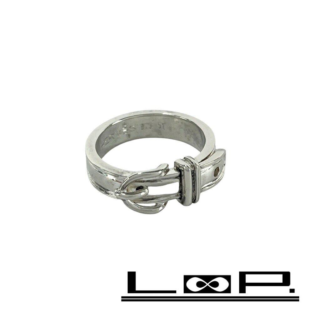 楽天市場】質屋 エルメス ブックル セリエ リング SV925 ベルト HERMES