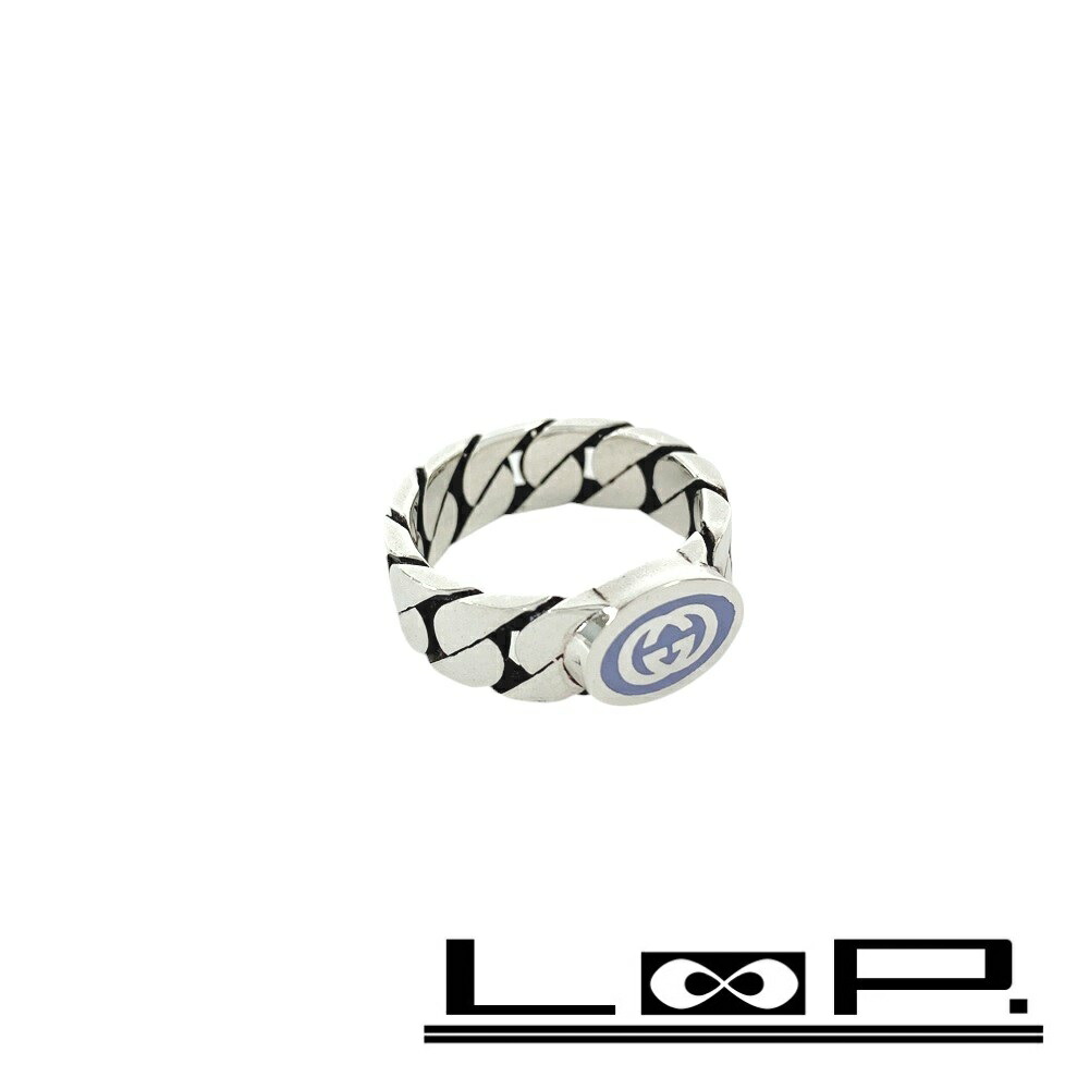 新品タグ付き✨グッチ　インターロッキングGG総柄 水色ライトブルー光沢感　結婚式 bigban_1017003656256