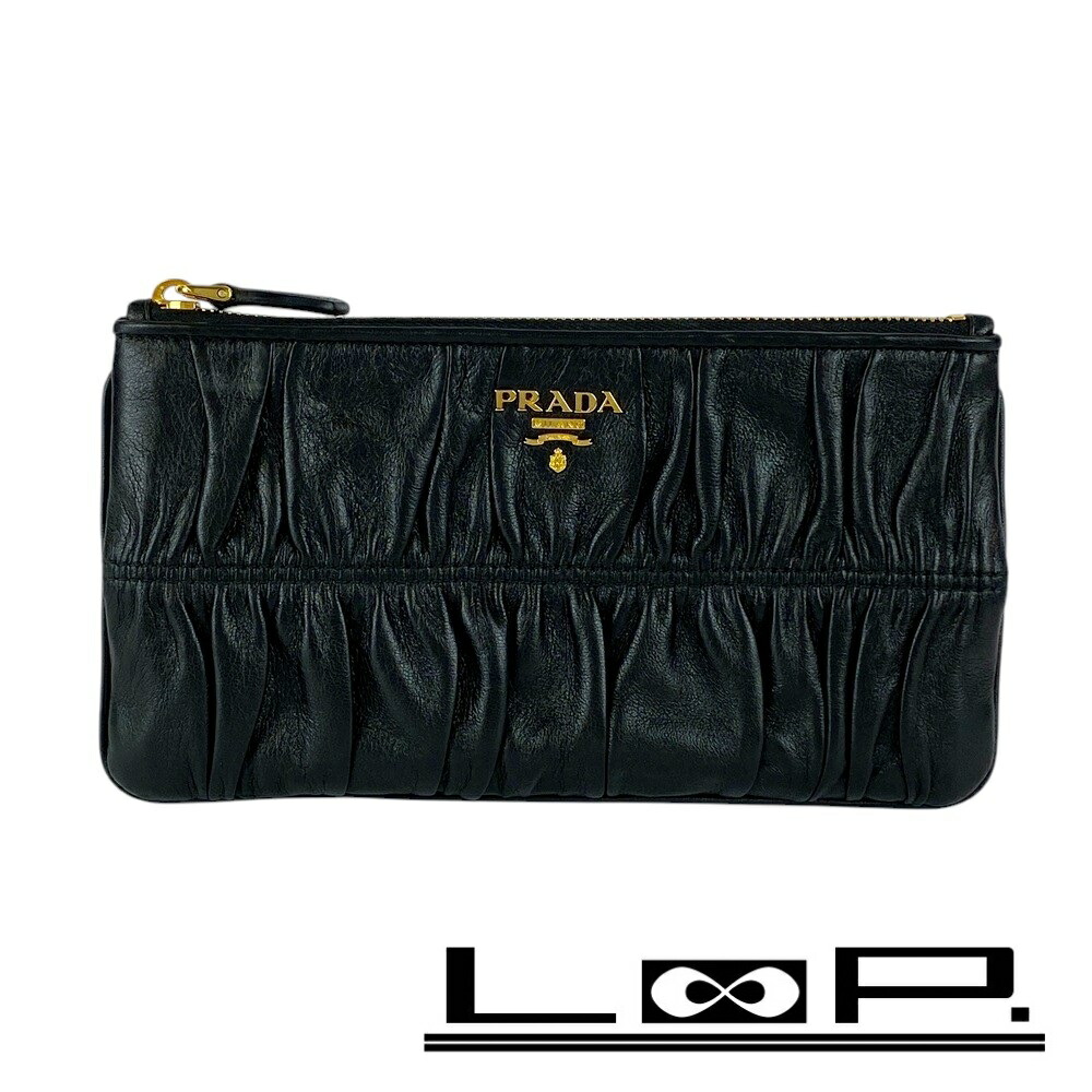 【PRADA プラダ】 ナイロンポーチ PRADA(プラダ) / ポーチ/ナイロン/BLK/1NE864// | 中古品の販売