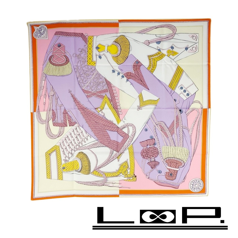 楽天市場】エルメス HERMES カレジェアン140 カシミヤ×シルク Zouaves