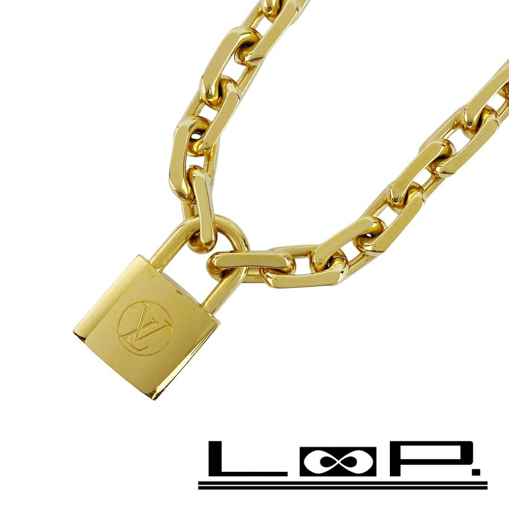 ルイヴィトン ■中古■ コリエ LV外辺部 カデナ 首飾り 佩び物 GP ゴールド MP2993 箱 【36846】9 【中古】