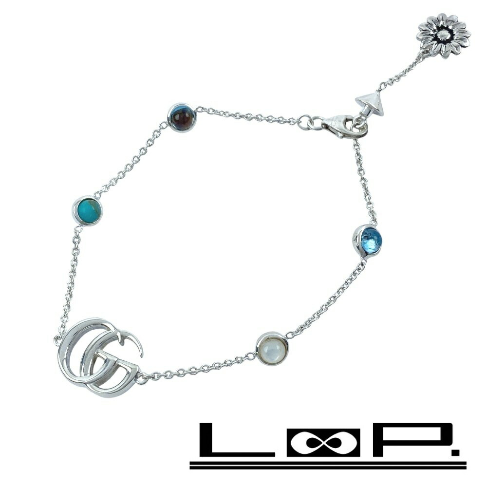 楽天市場】【送料無料】GUCCI グッチ ダブルGフラワーブレスレット SV