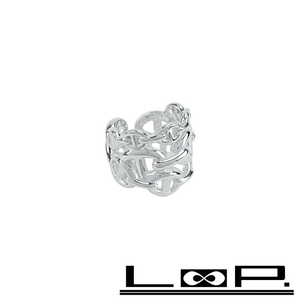 楽天市場】エルメス シェーヌダンクル コンビリング 指輪/Sv925×K18