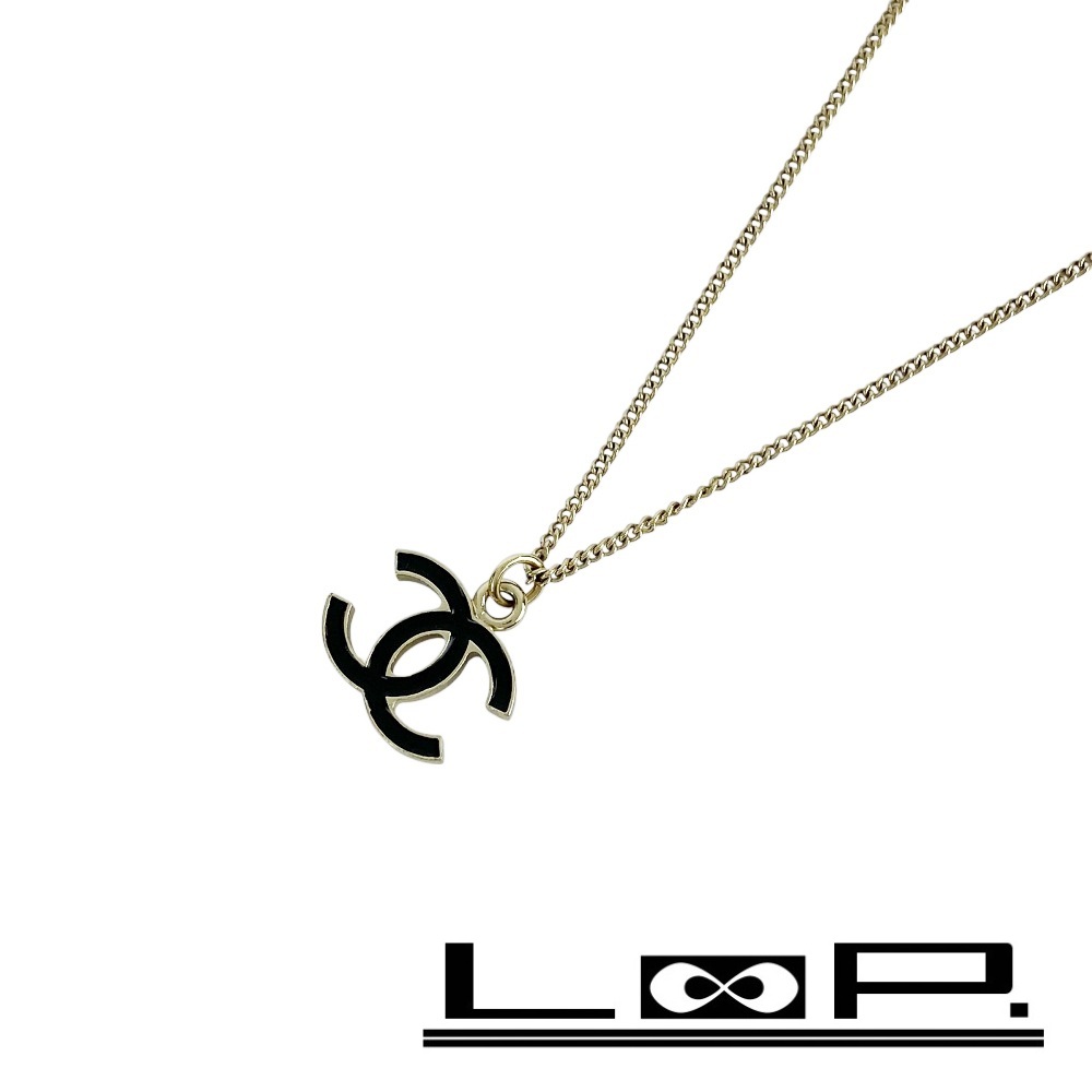 シャネル ■美品■ ココマーク ネックレス アクセサリー ブラック ゴールド GP 05V 【603747】11 【中古】｜LoopLand 店